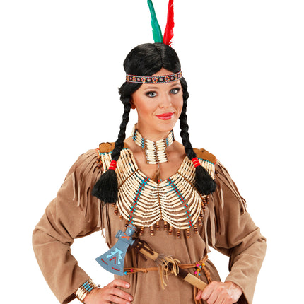 e-carnavalskleding-SYK Indianen ketting Maya