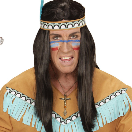 e-carnavalskleding-SYK Indianen ketting totempaal