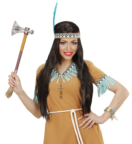 e-carnavalskleding-SYK Indianen ketting totempaal