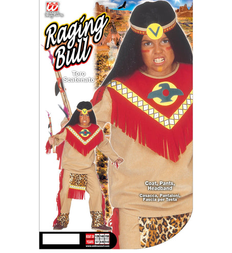 e-carnavalskleding-SYK Indianen kostuum Sitting Bull kind
