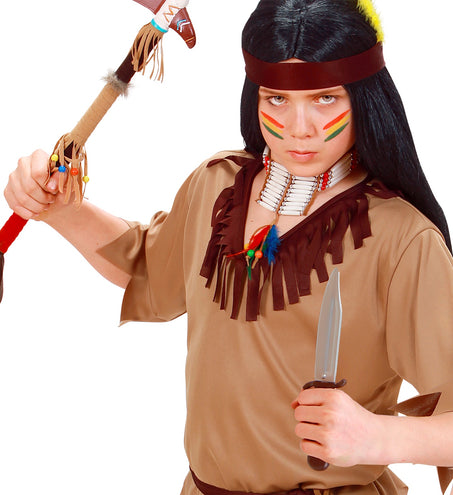 e-carnavalskleding-SYK Indianen mes met schede Rambo