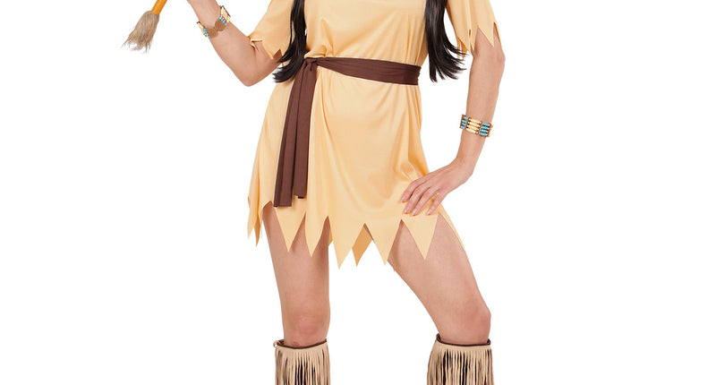 e-carnavalskleding-SYK Indianen outfit Abiona voor dames