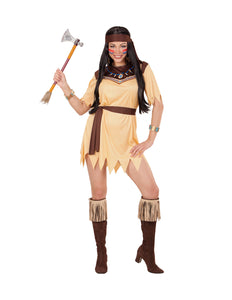 e-carnavalskleding-SYK Indianen outfit Abiona voor dames