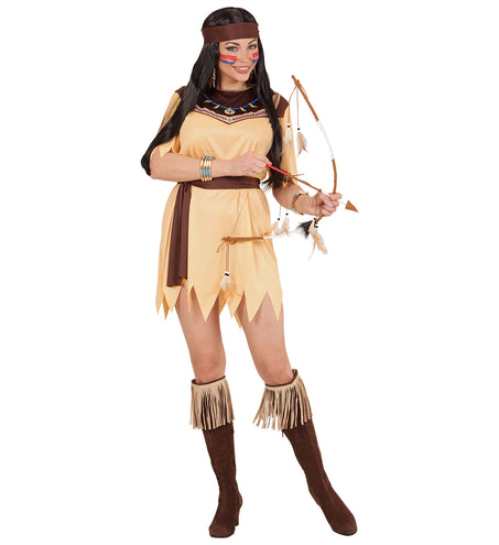 e-carnavalskleding-SYK Indianen outfit Abiona voor dames