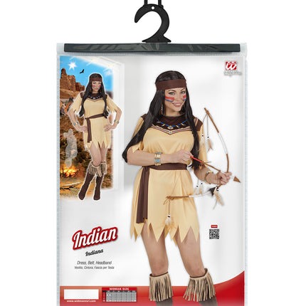 e-carnavalskleding-SYK Indianen outfit Abiona voor dames