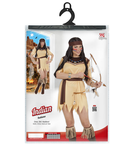 e-carnavalskleding-SYK Indianen outfit Abiona voor dames