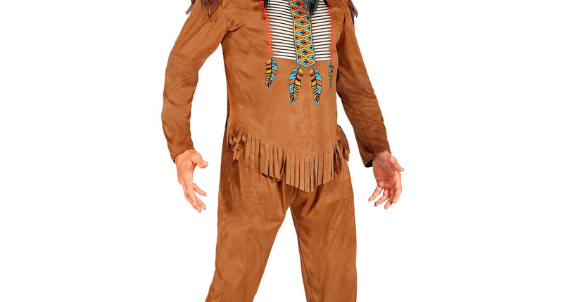 e-carnavalskleding-SYK Indianen pak bruin