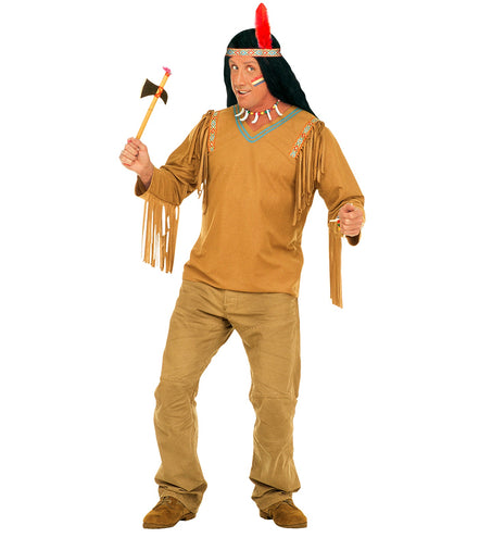 e-carnavalskleding-SYK Indianen shirt Brian
