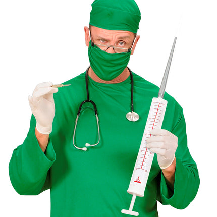 e-carnavalskleding-SYK Injectie spuit dokter groot 55cm
