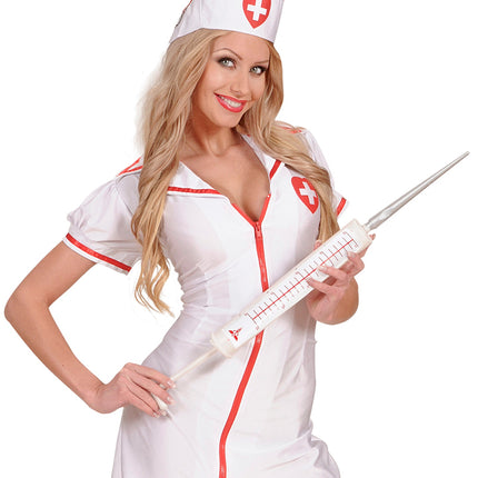 e-carnavalskleding-SYK Injectie spuit dokter groot 55cm