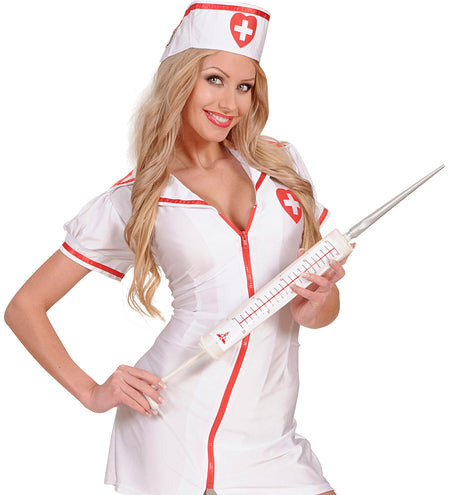 e-carnavalskleding-SYK Injectie spuit dokter groot 55cm