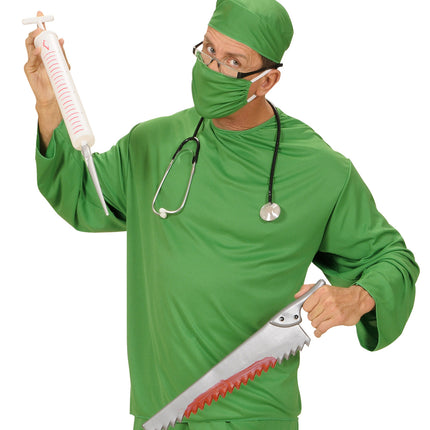 e-carnavalskleding-SYK Injectie spuit dokter groot 55cm