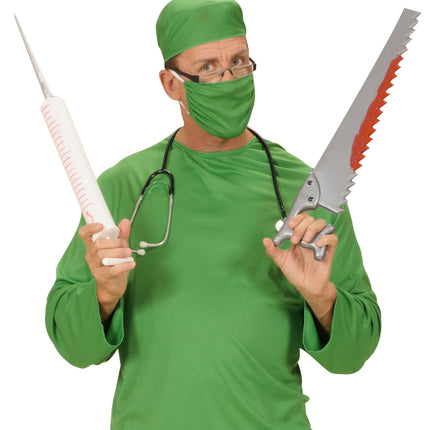 e-carnavalskleding-SYK Injectie spuit dokter groot 55cm