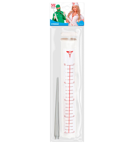 e-carnavalskleding-SYK Injectie spuit dokter groot 55cm