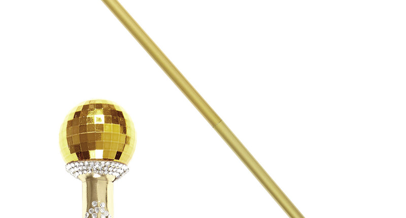 e-carnavalskleding-SYK Inklapbare gouden pimp stokken