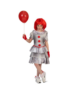 e-carnavalskleding-SYK IT pennywise jurkje meisje