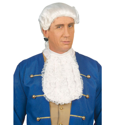 e-carnavalskleding-SYK Jabot van witte kant Markies Vincent