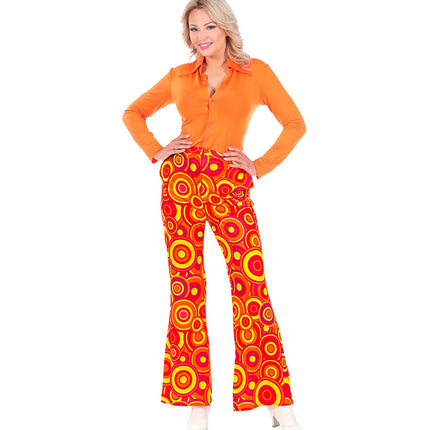 e-carnavalskleding-SYK Jaren 70 broek dames
