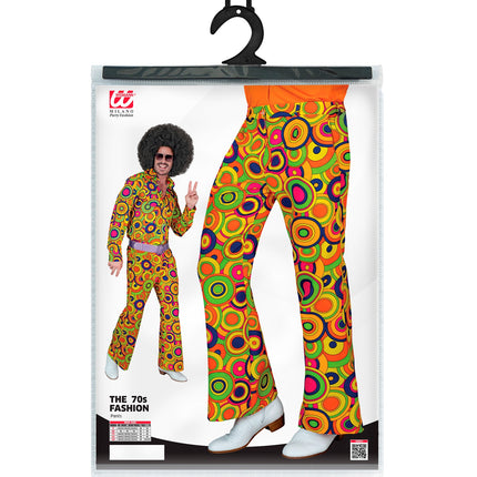 e-carnavalskleding-SYK Jaren 70 broek groovy cirkels heren
