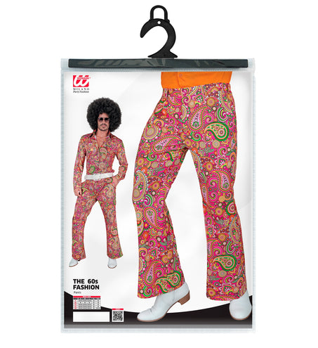 e-carnavalskleding-SYK Jaren 70 broek paisley heren