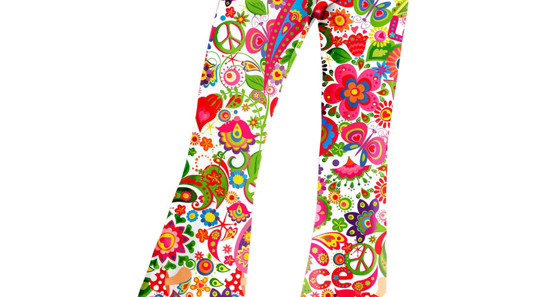 e-carnavalskleding-SYK Jaren 70 broek peace party dames