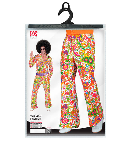 e-carnavalskleding-SYK Jaren 70 broek peace party heren