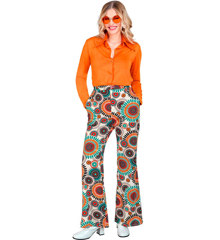 e-carnavalskleding-SYK Jaren 70 broek vintage dames