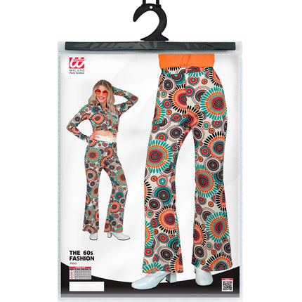 e-carnavalskleding-SYK Jaren 70 broek vintage dames