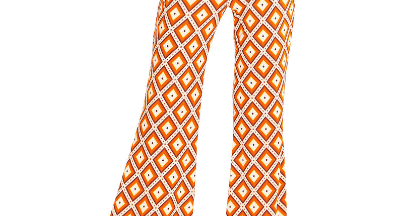 e-carnavalskleding-SYK Jaren 70 disco broek Groovy geruit