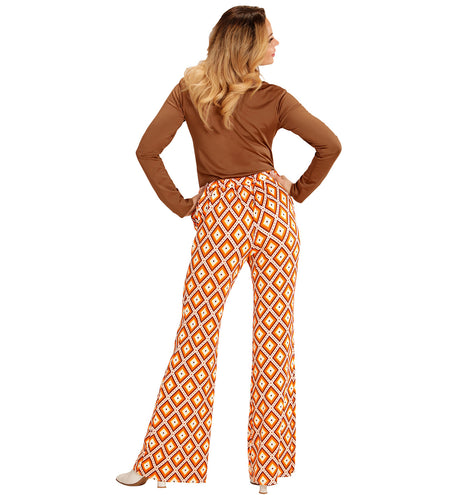 e-carnavalskleding-SYK Jaren 70 disco broek Groovy geruit