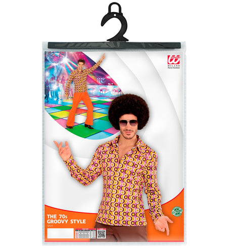 e-carnavalskleding-SYK Jaren 70 disco hemd Groovy