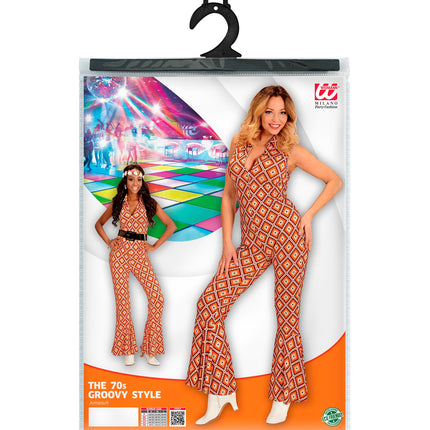 e-carnavalskleding-SYK Jaren 70 jumpsuit groovy ruit
