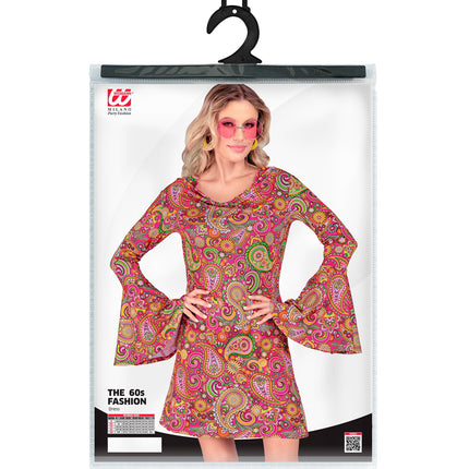 e-carnavalskleding-SYK Jaren 70 jurk paisley
