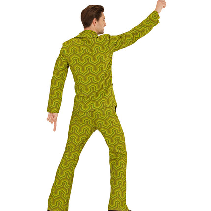e-carnavalskleding-SYK Jaren 70 kostuum groovy groen