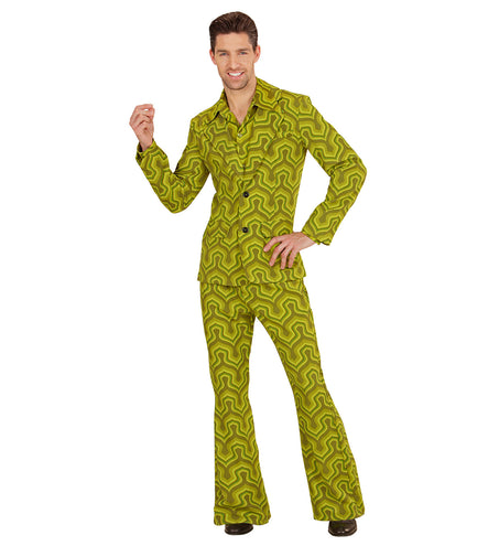 e-carnavalskleding-SYK Jaren 70 kostuum groovy groen