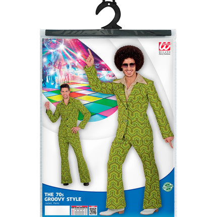e-carnavalskleding-SYK Jaren 70 kostuum groovy groen