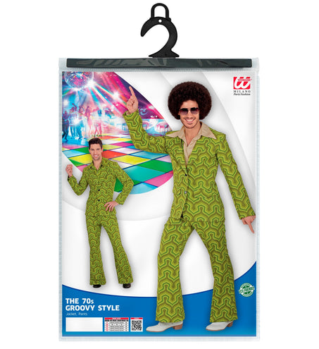 e-carnavalskleding-SYK Jaren 70 kostuum groovy groen