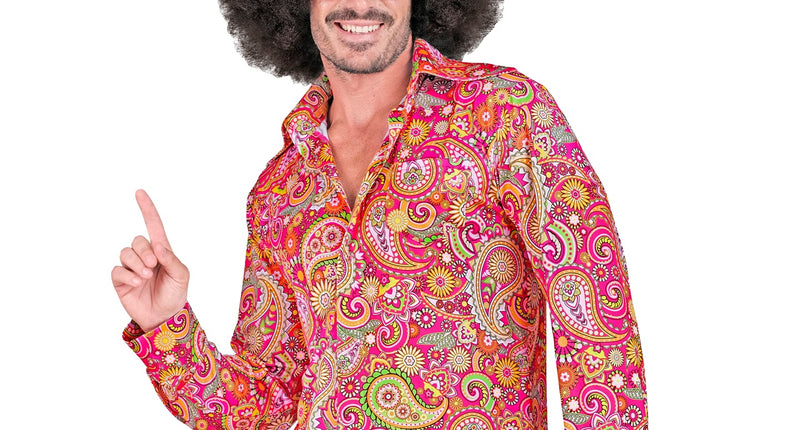 e-carnavalskleding-SYK Jaren 70 shirt paisley heren