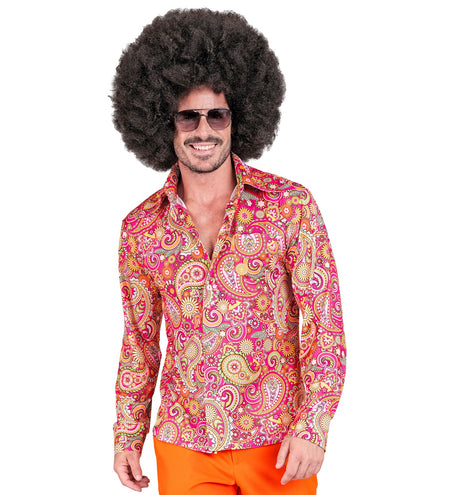 e-carnavalskleding-SYK Jaren 70 shirt paisley heren