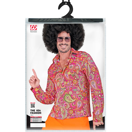 e-carnavalskleding-SYK Jaren 70 shirt paisley heren