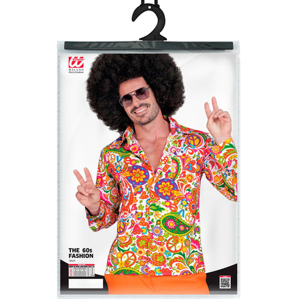 e-carnavalskleding-SYK Jaren 70 shirt peace party heren