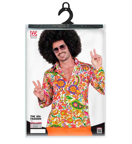 e-carnavalskleding-SYK Jaren 70 shirt peace party heren