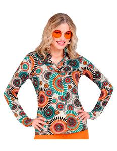 e-carnavalskleding-SYK Jaren 70 shirt vintage dames