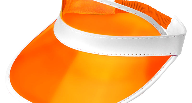 e-carnavalskleding-SYK Jaren 80 zonneklep oranje