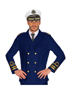 e-carnavalskleding-SYK Jas marine officier blauw
