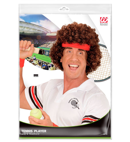 e-carnavalskleding-SYK John Mcenroe tennis pruik