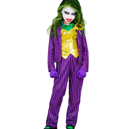 e-carnavalskleding-SYK Joker kostuum meisje