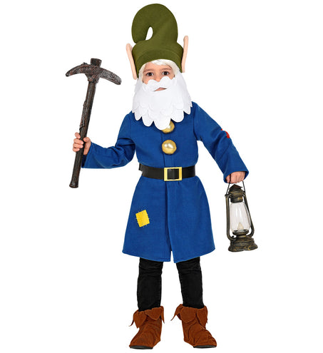 e-carnavalskleding-SYK Kabouter pak blauw kinderen
