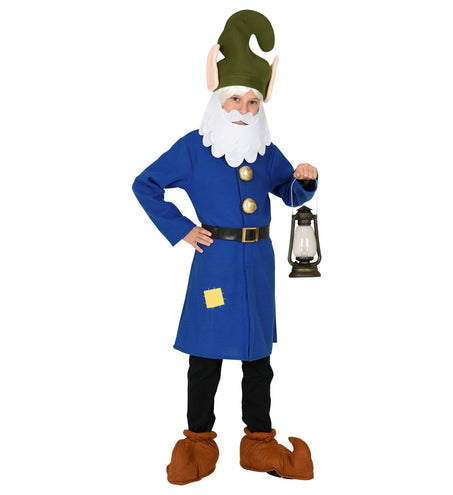 e-carnavalskleding-SYK Kabouter pak blauw kinderen