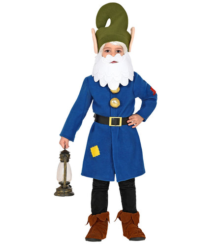 e-carnavalskleding-SYK Kabouter pak blauw kinderen